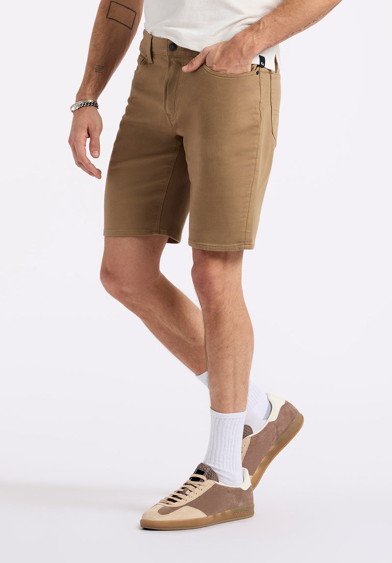 Relaxed Straight Dean Men's Freedom Flex Shorts, Dark Beige - BM26067