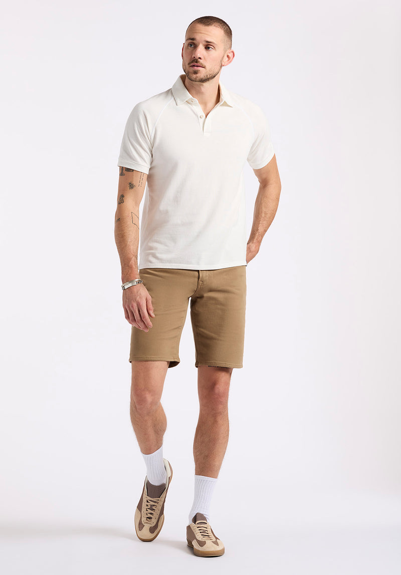 Relaxed Straight Dean Men's Freedom Flex Shorts, Dark Beige - BM26067