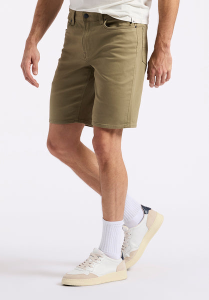 Relaxed Straight Dean Men's Freedom Flex Shorts, Olive Green - BM26067