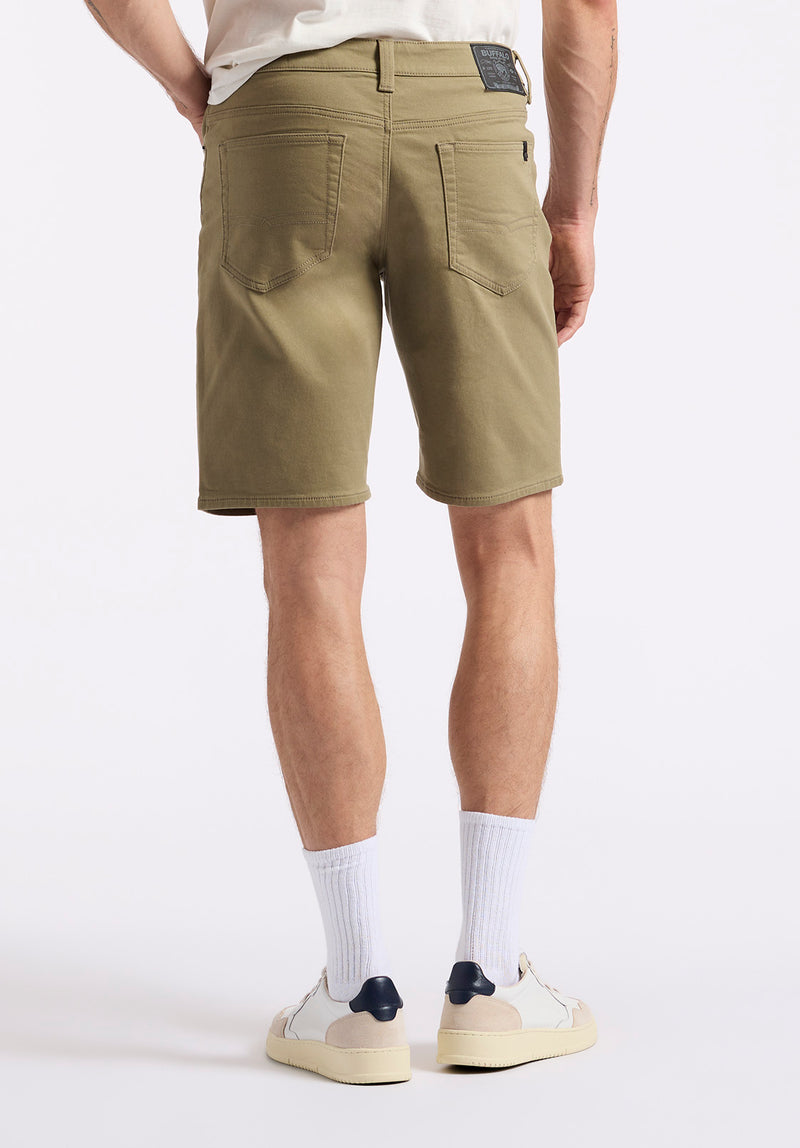 Relaxed Straight Dean Men's Freedom Flex Shorts, Olive Green - BM26067