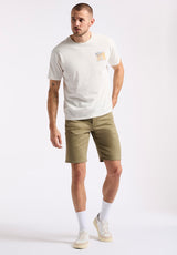 Relaxed Straight Dean Men's Freedom Flex Shorts, Olive Green - BM26067