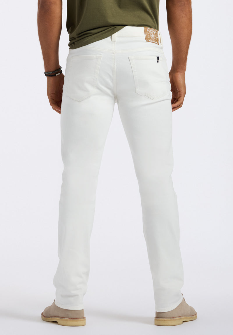 Straight Six Men's Jeans, White - BM26075