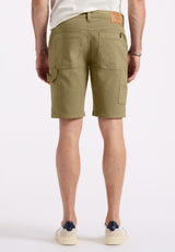 Relaxed Straight Dean Men's Utility Cargo Shorts, Olive - BM26076