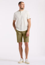 Relaxed Straight Dean Men's Utility Cargo Shorts, Olive - BM26076