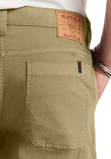 Relaxed Straight Dean Men's Utility Cargo Shorts, Olive - BM26076