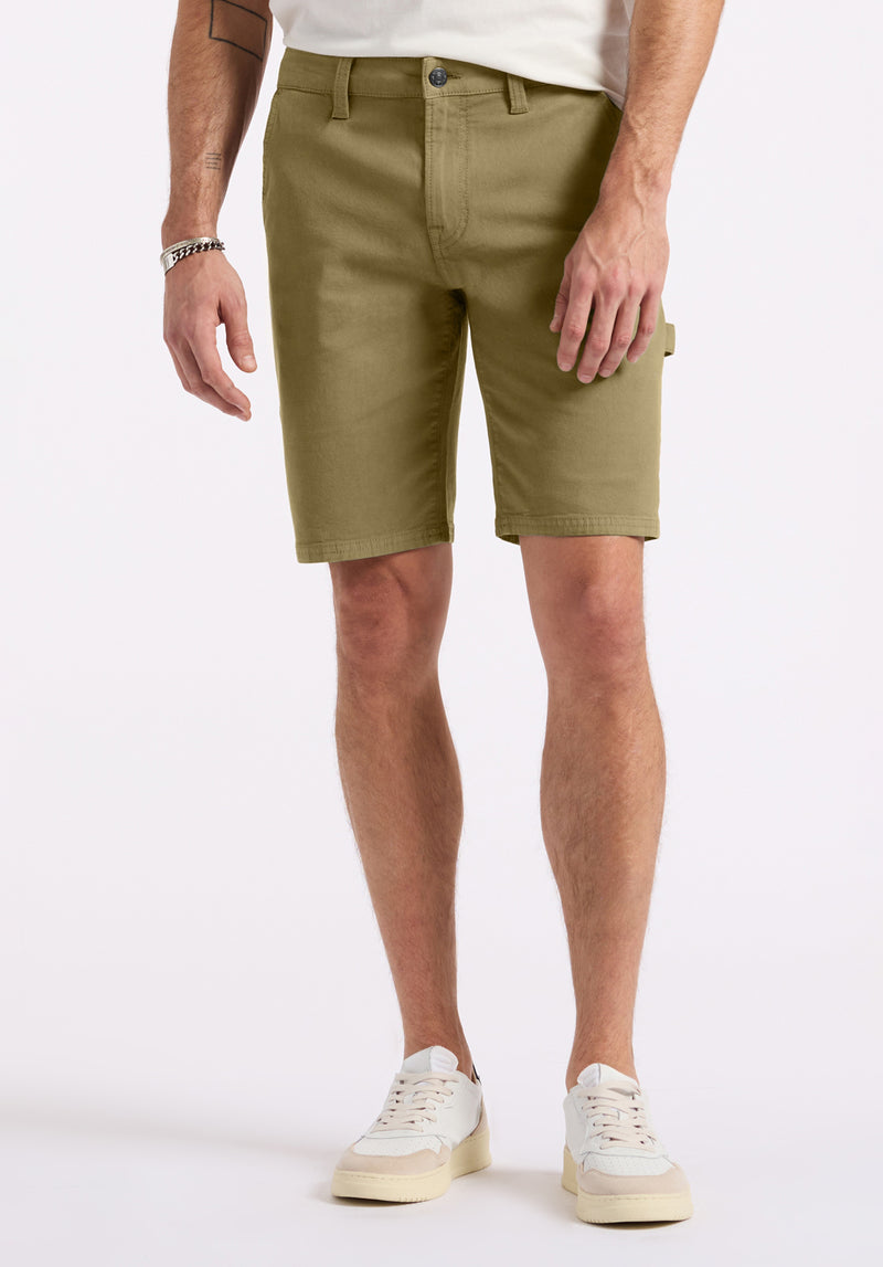 Relaxed Straight Dean Men's Utility Cargo Shorts, Olive - BM26076