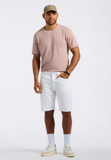 Relaxed Straight Dean Men's Short, White - BM26097