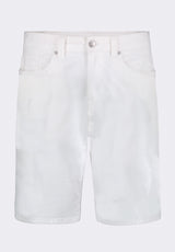 Relaxed Straight Dean Men's Short, White - BM26097