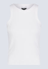 Buffalo David Bitton Regine Women's Ribbed Tank Top, Cloud white - KT0119H