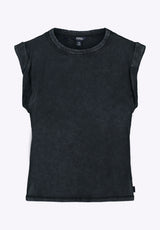 Elayne Women’s Sleeveless Top, Black - KT0230P