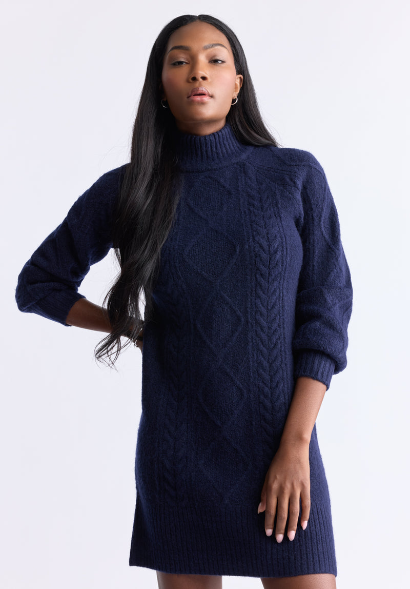 Buffalo David Bitton Women s Levelle Turtleneck Sweater Dress