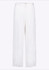 Adelina Women's Linen Blend Wide-Leg Pants, Off-White - WB0027P