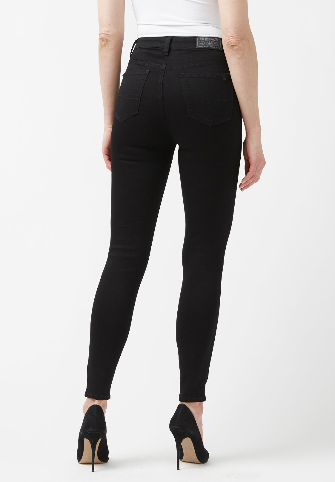 High Rise Skinny Skylar Black Jeans - BL15663 – Buffalo Jeans - US