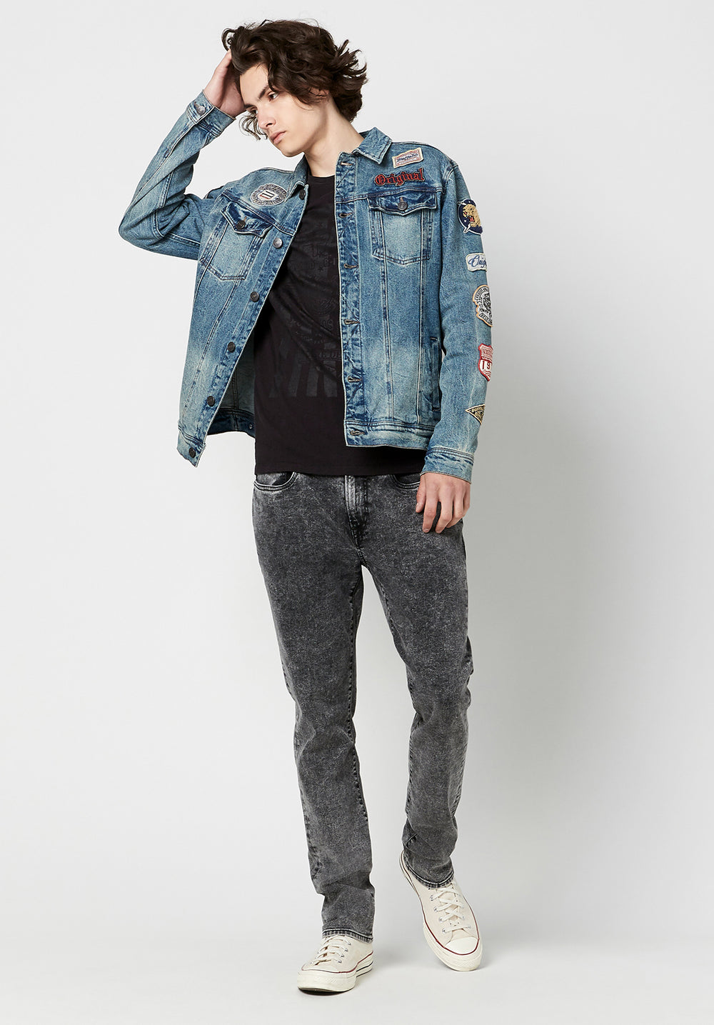 Vintage Patched Joe Jacket Buffalo Jeans