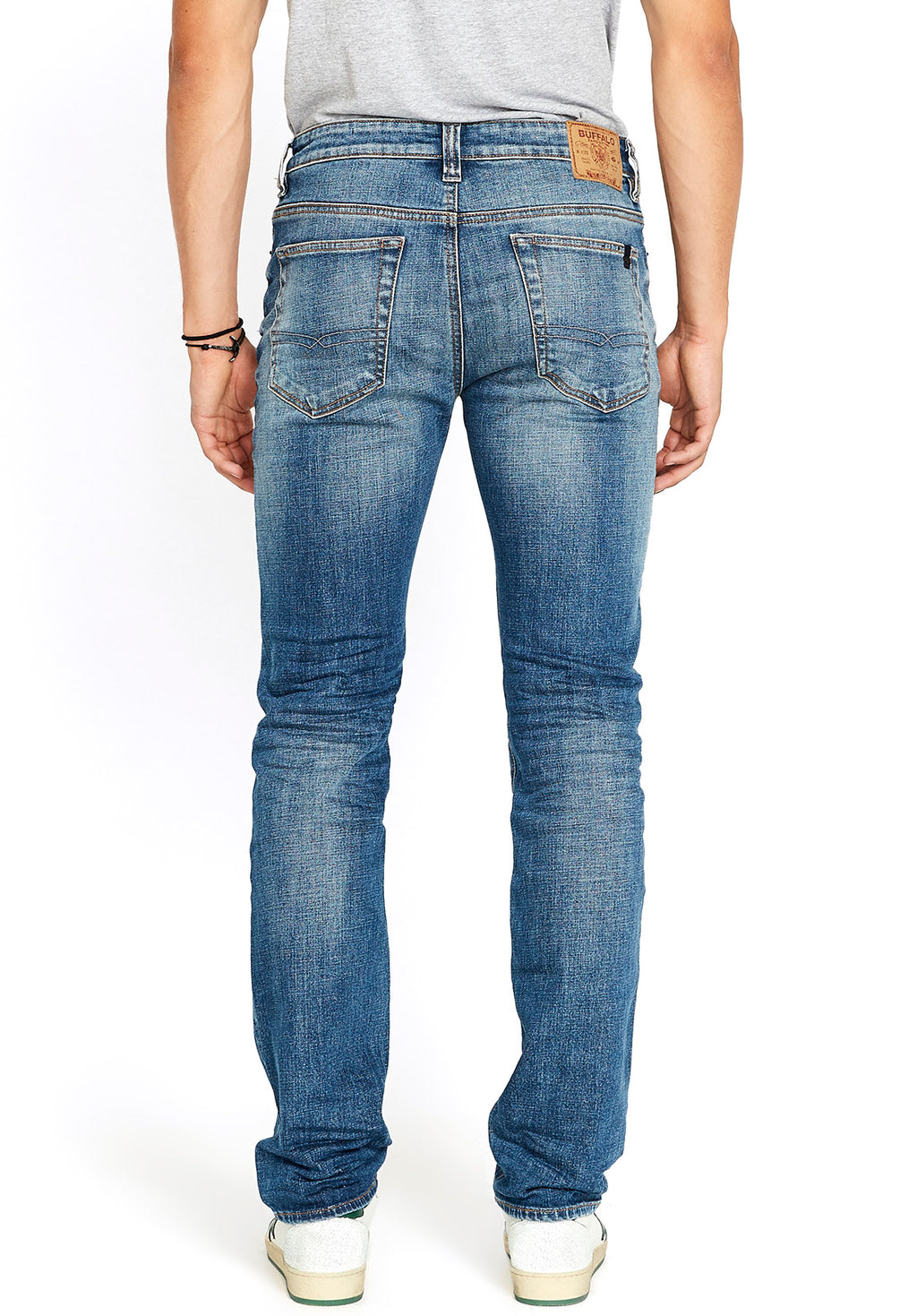 Straight Six Men's Jeans in Sanded Blue – Buffalo Jeans - US