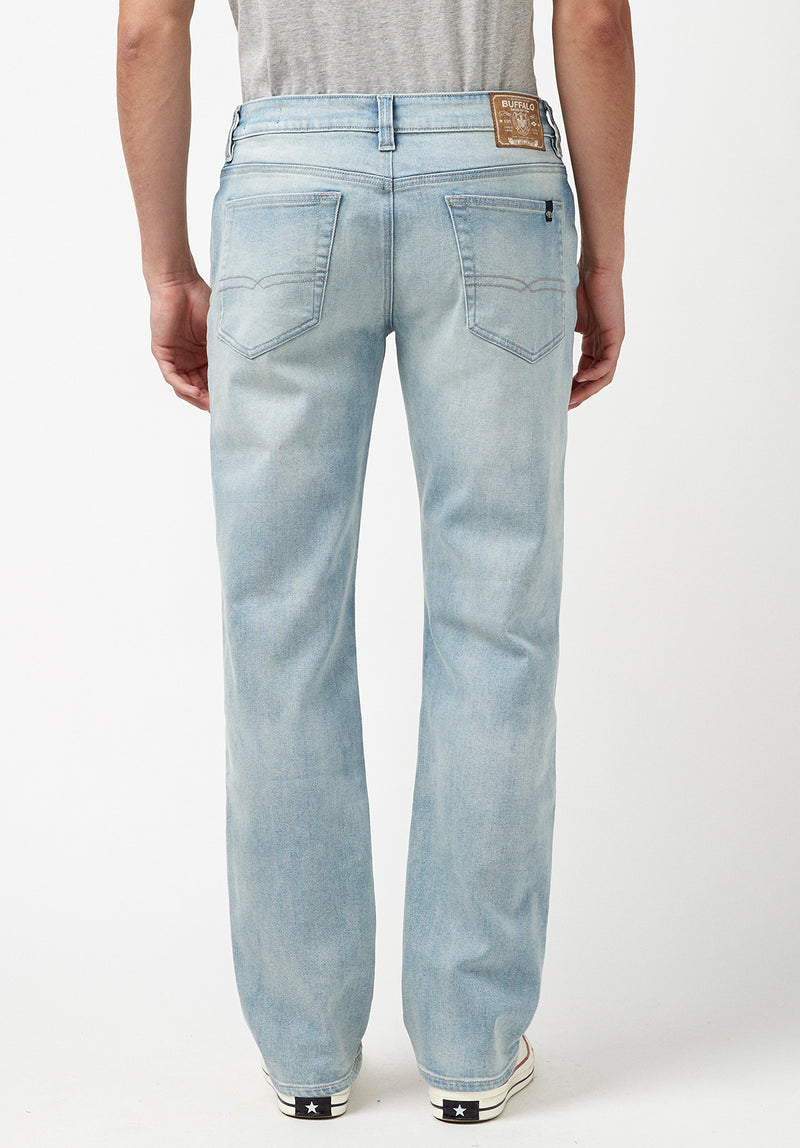 Relaxed Straight Driven Men's Jeans in Bleached Blue – Buffalo Jeans - US