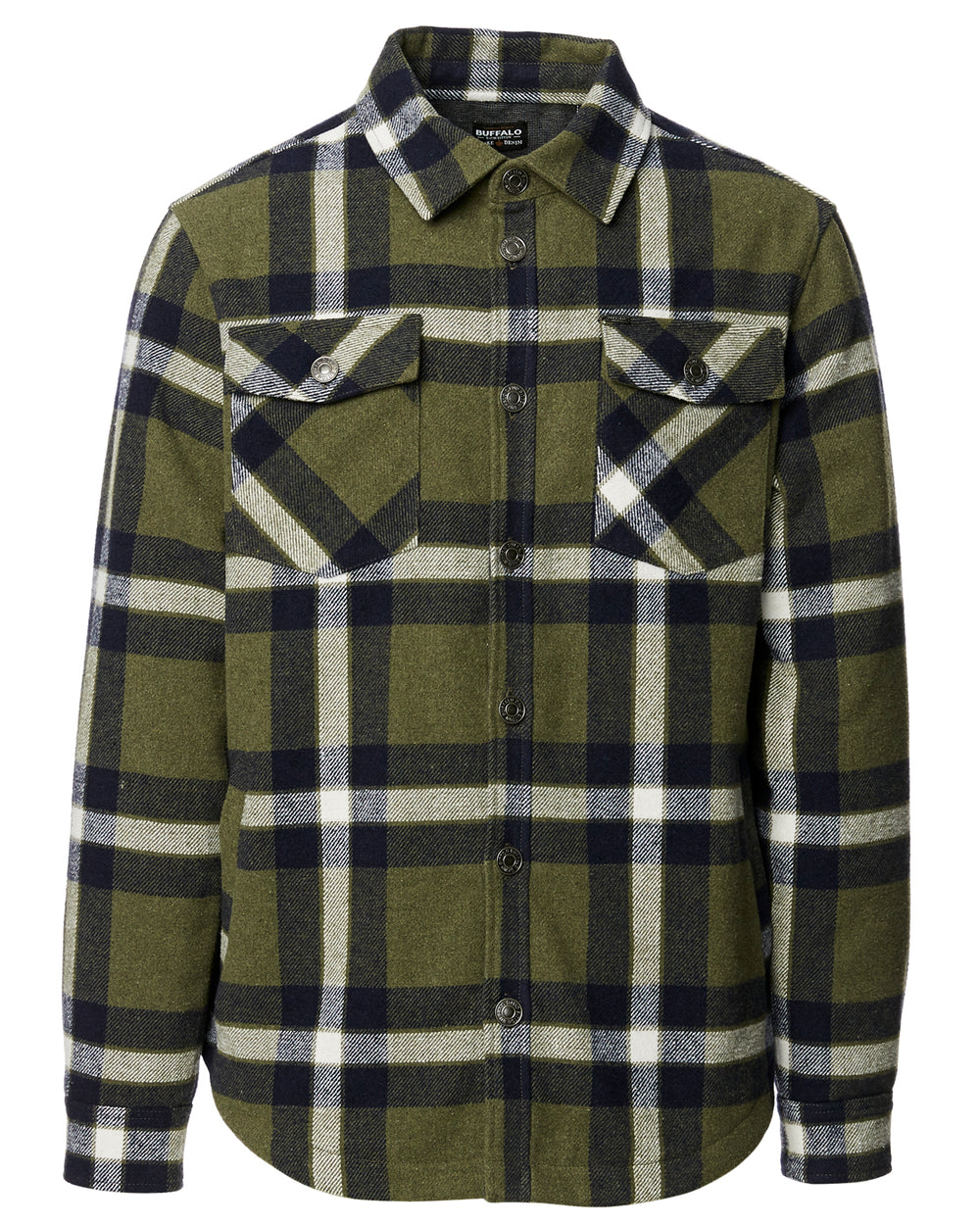 Japuy Men's Shacket in Green Black Plaid – Buffalo Jeans