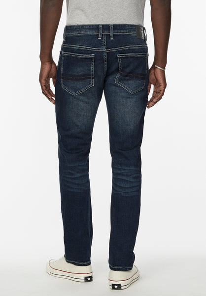 Buffalo David Bitton Slim Straight EVAN-X Medium Wash Jeans - BPM12633E Color CLASSIC MEDIUM
